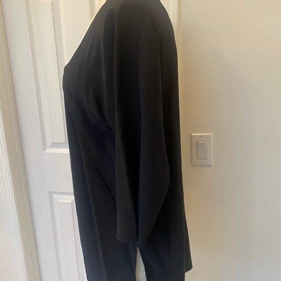 Eileen Fisher 100% Silk Tunic Scoop Neckline 3/4 Sleeve Simple Classic T… - Picture 4 of 8